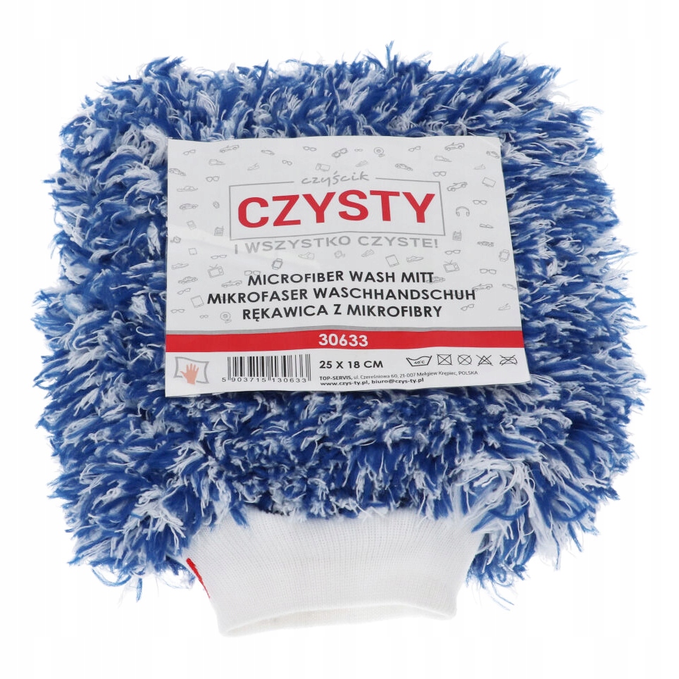 RĘKAWICA Z MIKROFIBRY DO MYCIA SAMOCHODU AUTA DELIKATNA Producent Czys-ty