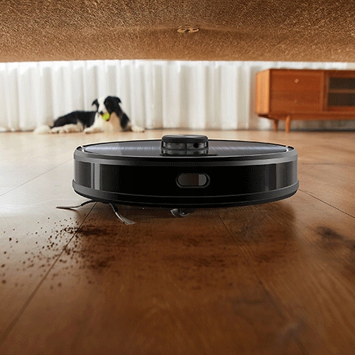 PROSCENIC M9 Robot sprzątający mopujący 2w1 0,6L STACJA 3L 4500Pa LiDAR Kolor dominujący czarny