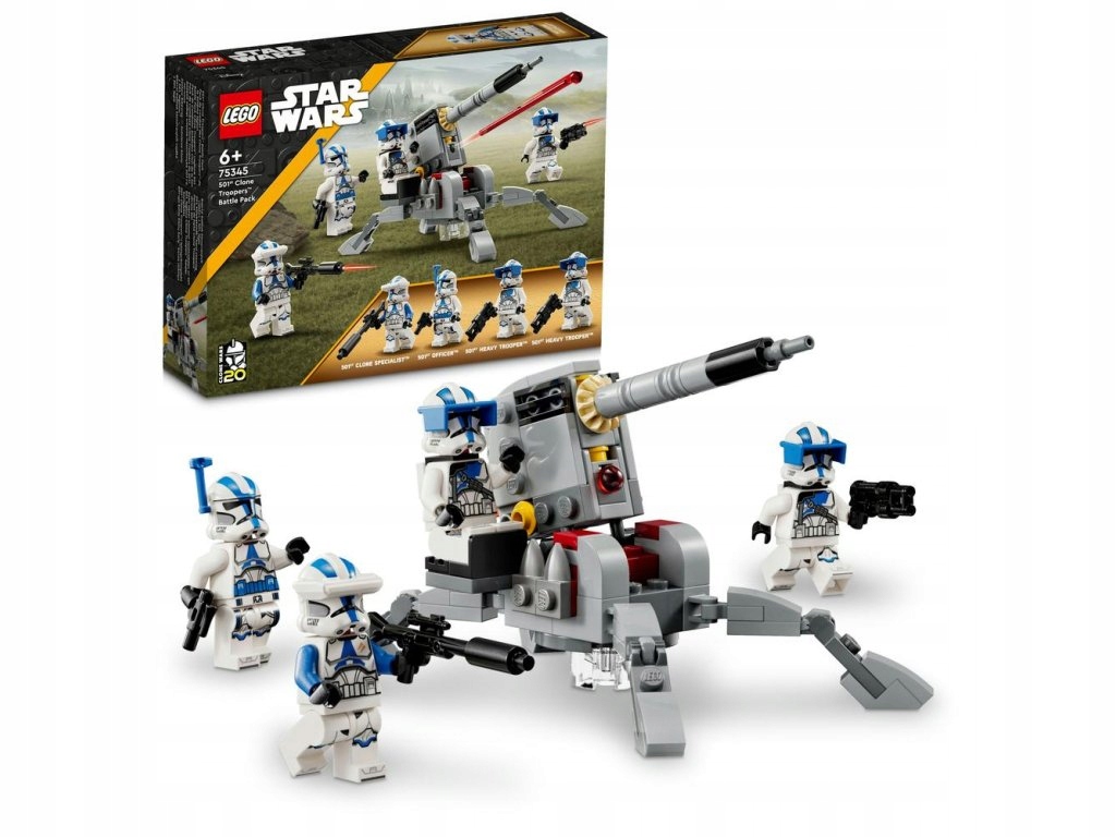 Lego Star Wars 75345 Bitevní balíček klonovaných vojáků z 501. legie.