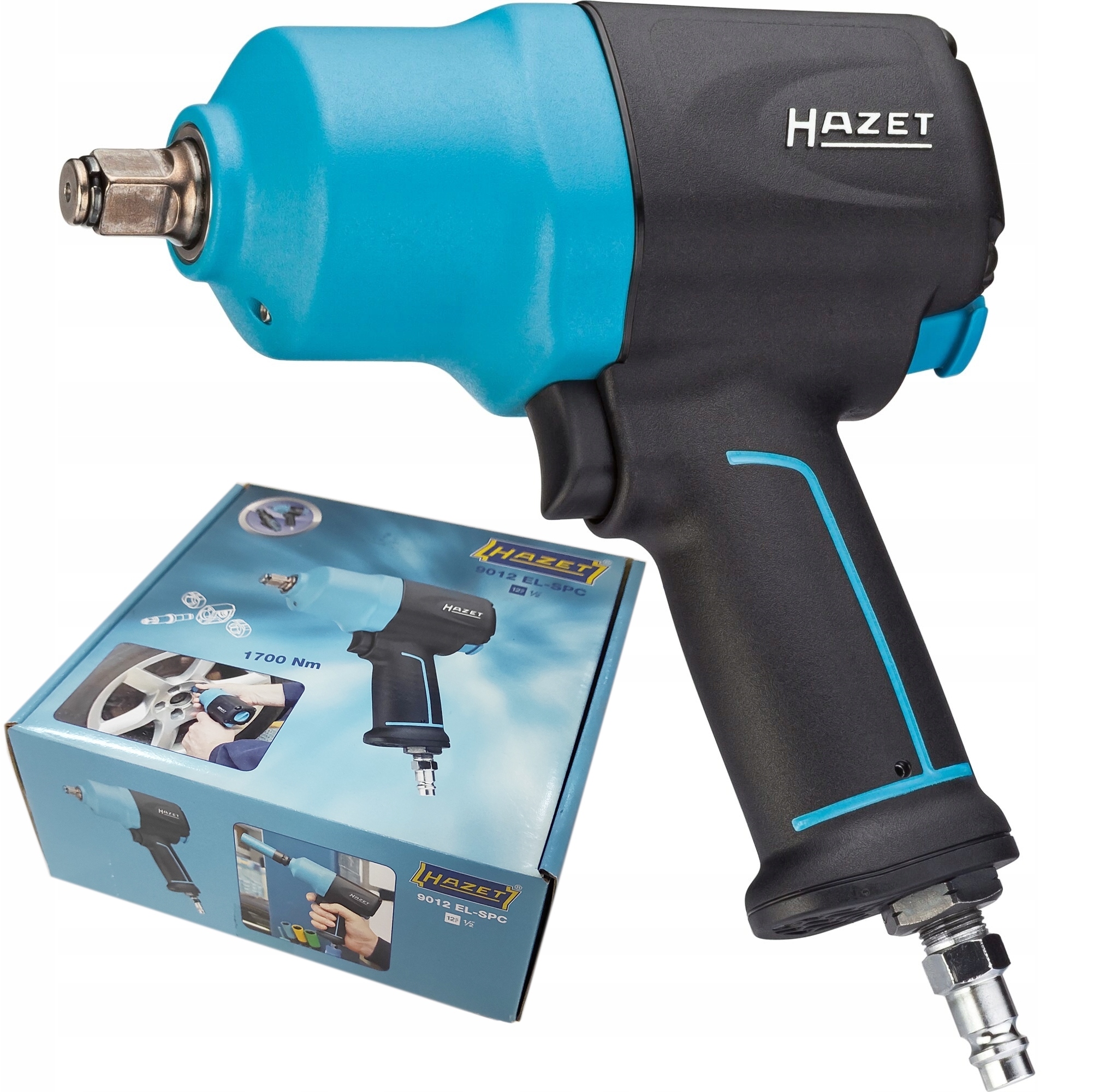 Klucz udarowy 1/2" pneumatyczny 1700Nm HAZET 9012EL-SPC