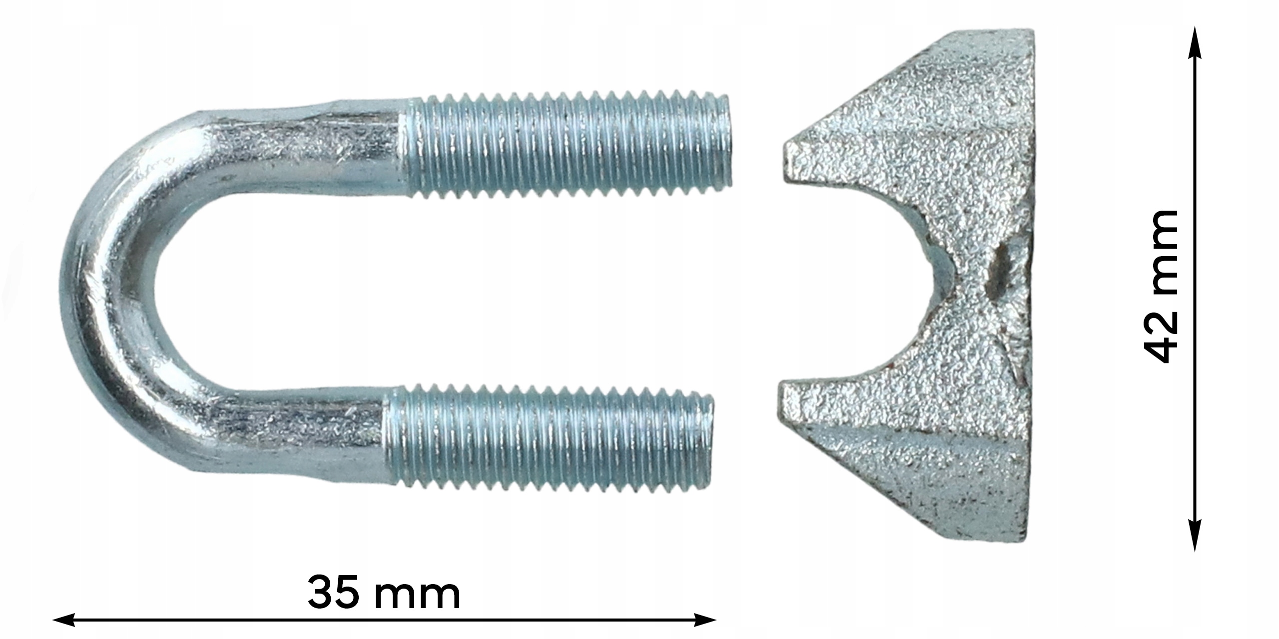 Zacisk linowy kabłąkowy do lin OCYNK 10 mm 5 szt. Marka inna
