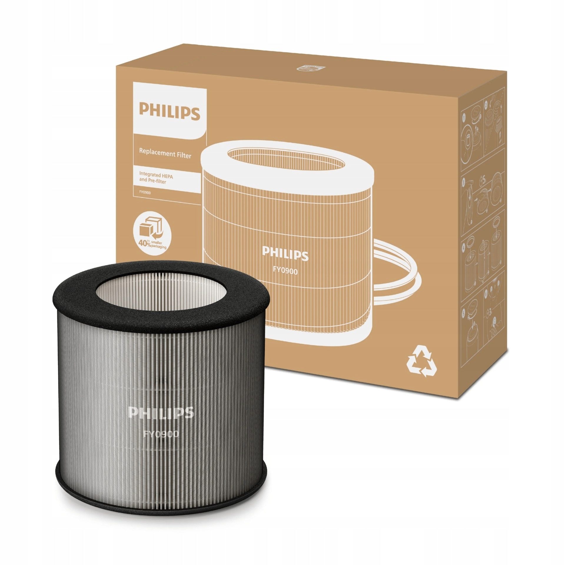Philips Čistička vzduchu řady 900 a 800 Filtr Hepa NanoProtect FY0900/30
