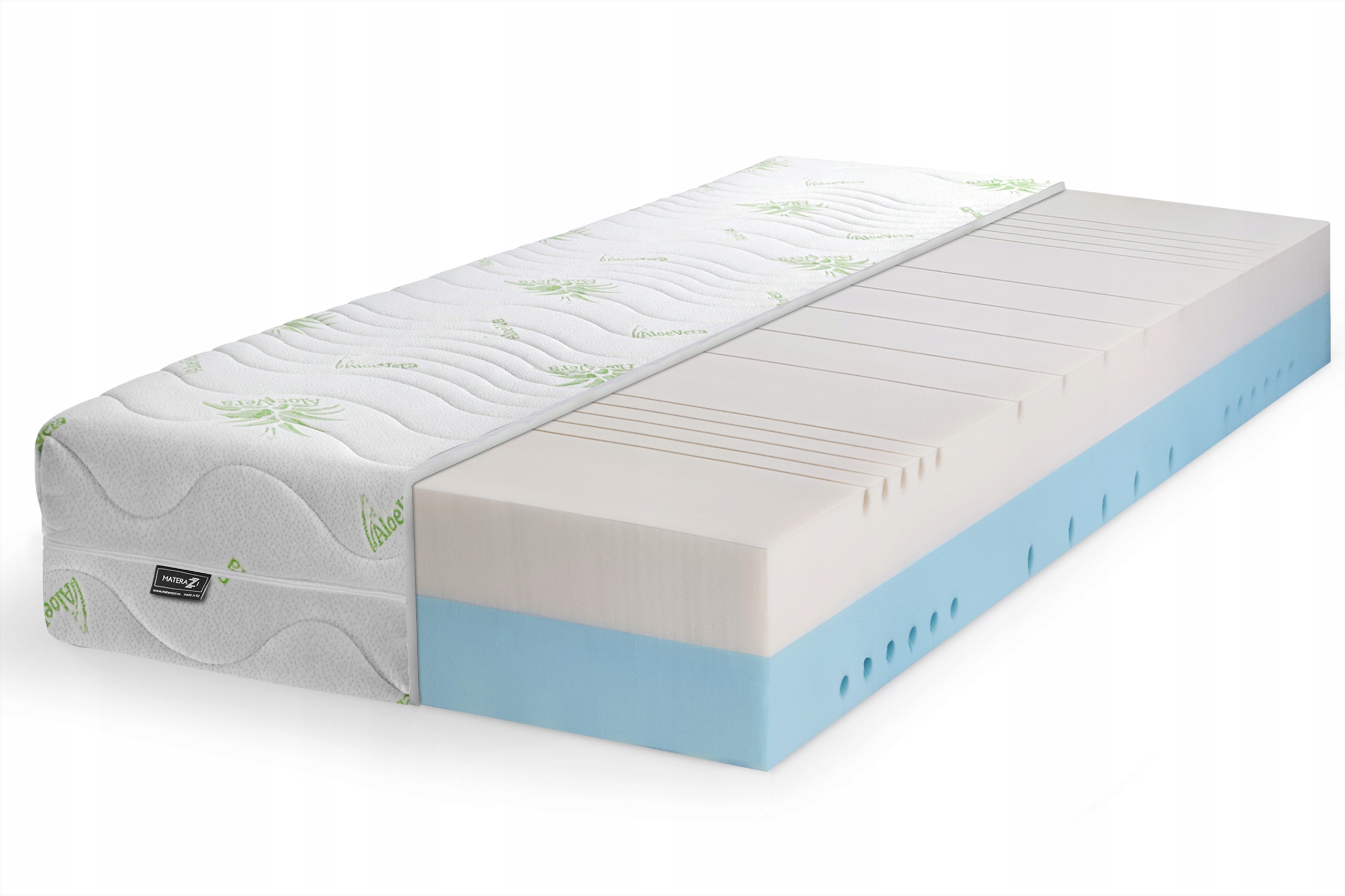 

Materac Aloe Vera 200x200 Twix piankowy 7 stref
