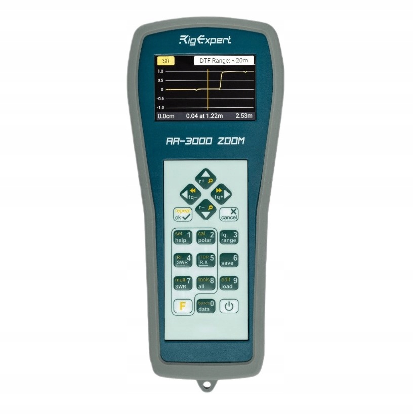 RigExpert AA-3000 Zoom analizator antenowy 0.1-3GHz, Bluetooth