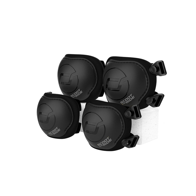 Zestaw Ochraniaczy Dla Dzieci Xxs Black Scoot And Ride