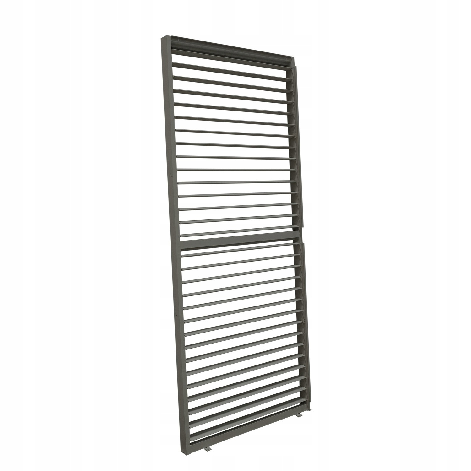 Žaluziová stěna panel pro pergolu Kea šedá 90 cm