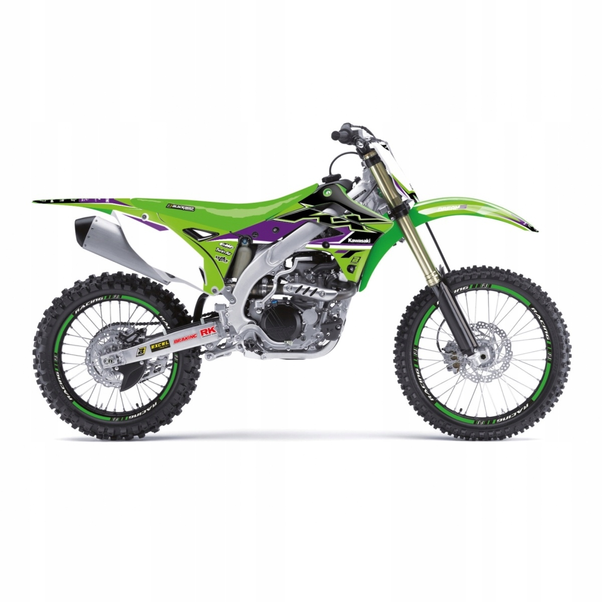 Blackbird Sada Nálepiek (oklein) Kawasaki Kx 450F '12-'15 Dream 5 Farieb