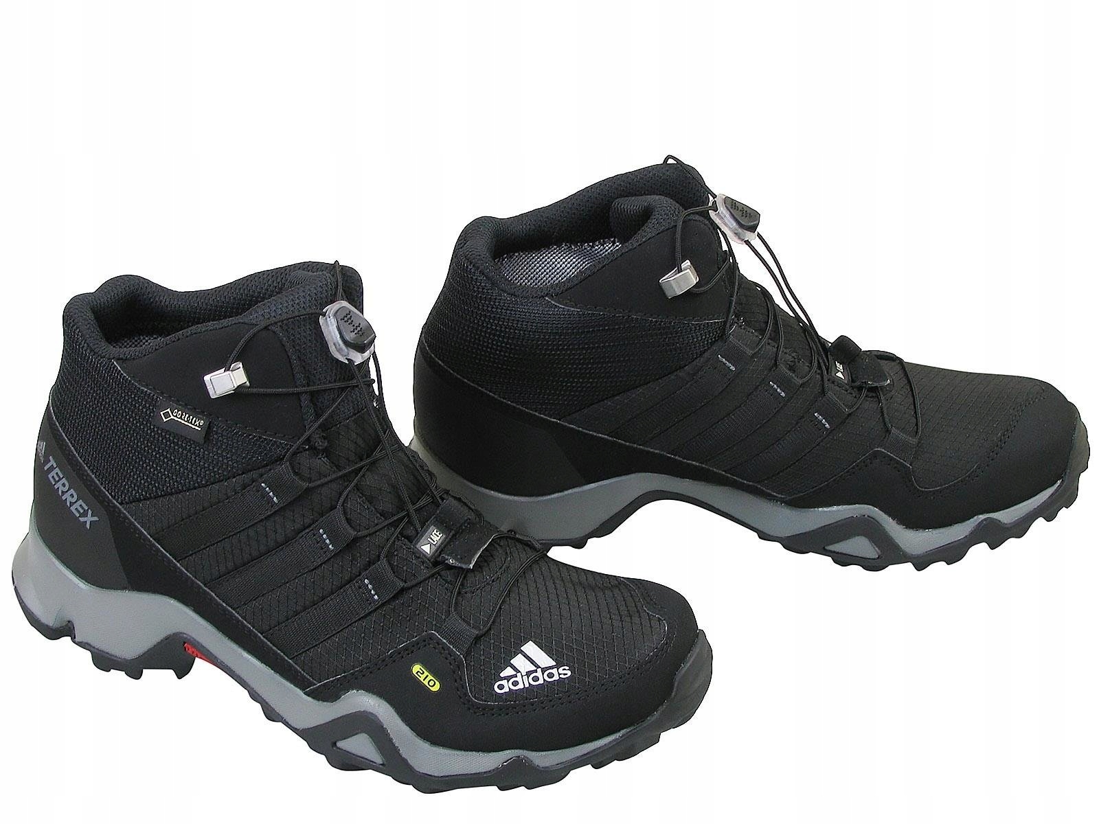 Adidas Terrex MID Gtx BB1952 Buty Czarne Wysokie Trapery Membrana Gore-tex