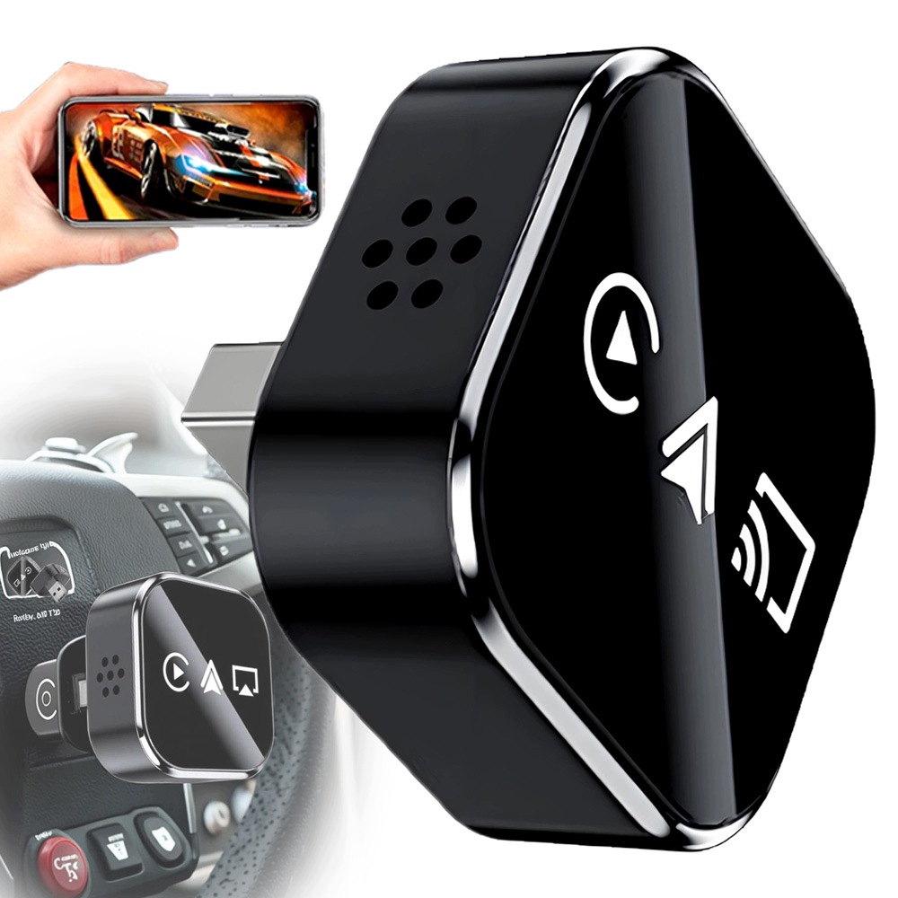 Bezdrátový CarPlay, Android Auto, Airplay iOS & Mirror link Android 4v1