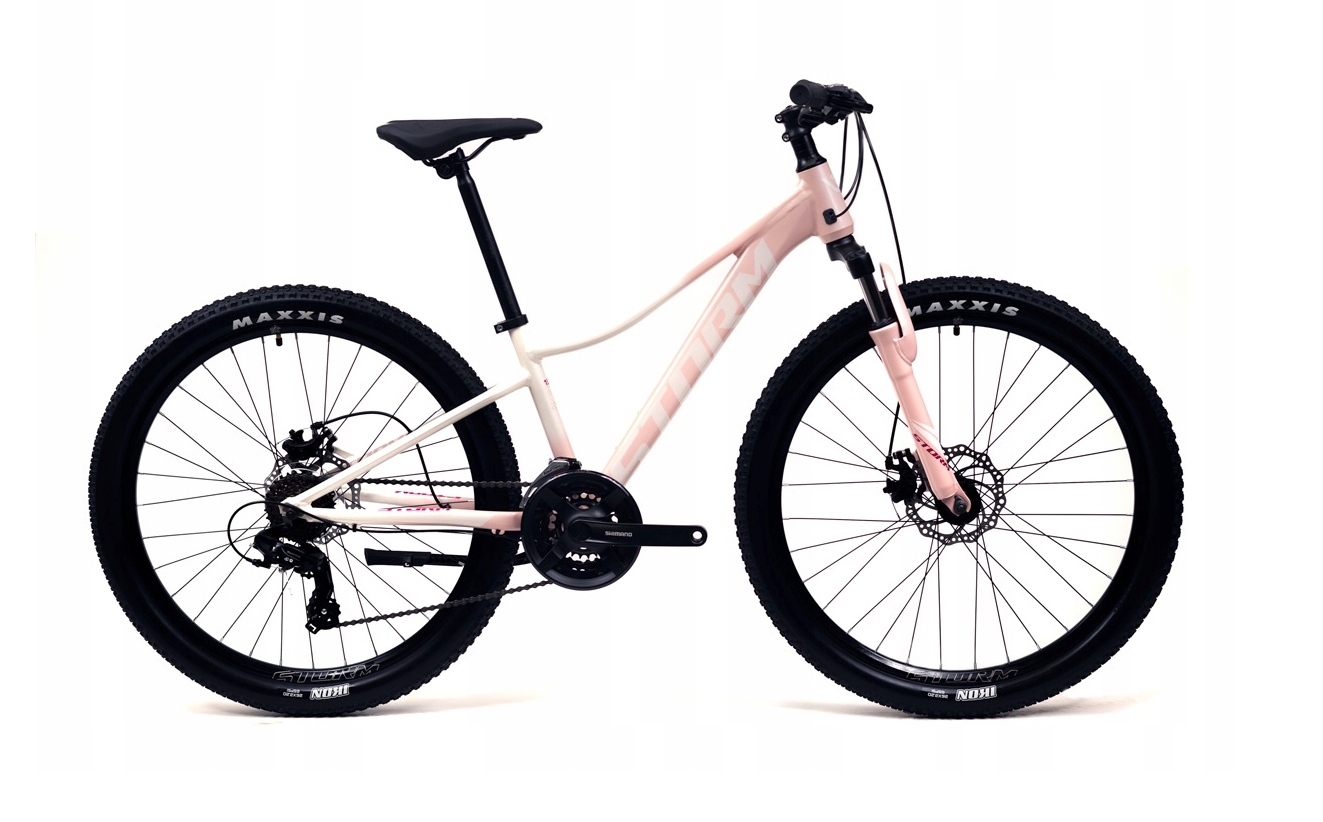 Rower 26 Storm Mtb Queen 2D tourney 3x7 2MT 13" różowo-biały