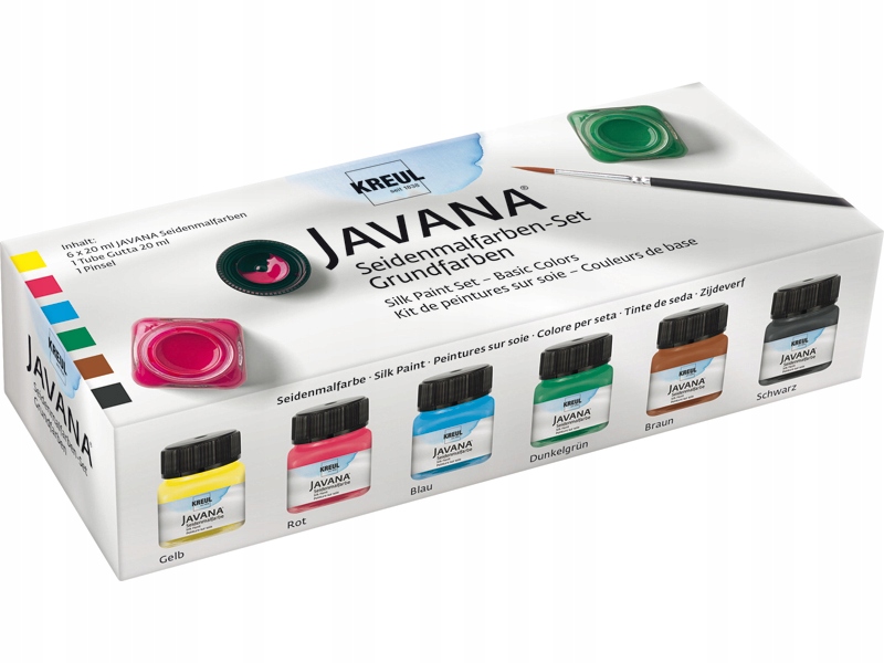 Barvy na látky Basic Javana Kreul 6 základních barev 81600