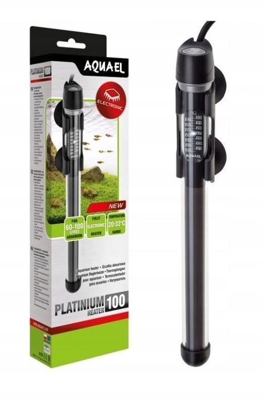 Aquael Skleněný ohřívač Platinium 100 W