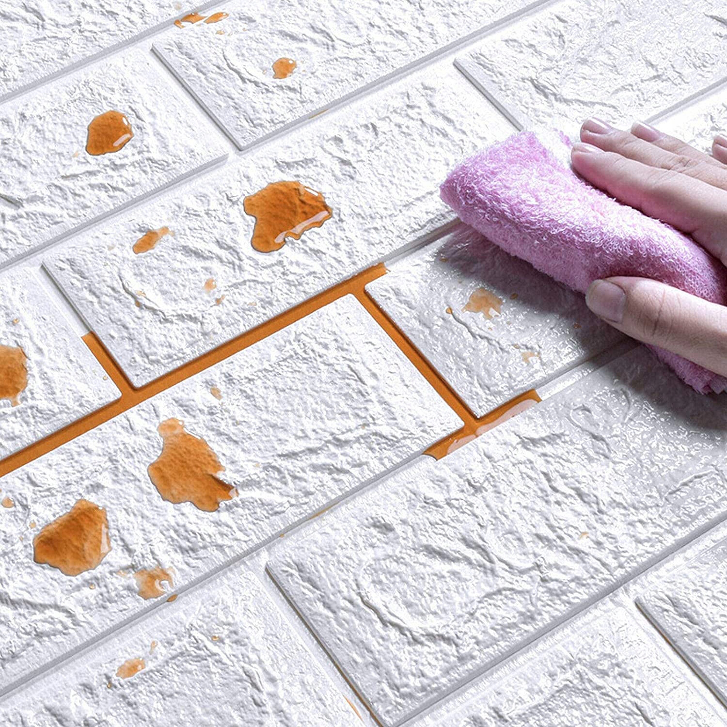 PANELE 3D ŚCIENNE SAMOPRZYLEPNE CEGŁA TAPETA Kod producenta panel1