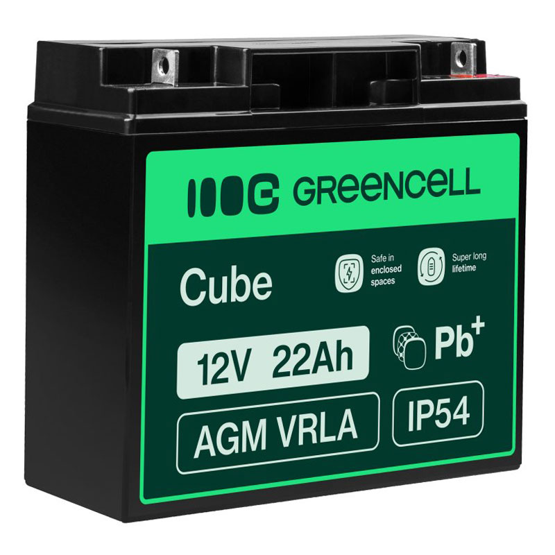 Akumulator Green Cell 12 V 22 Ah