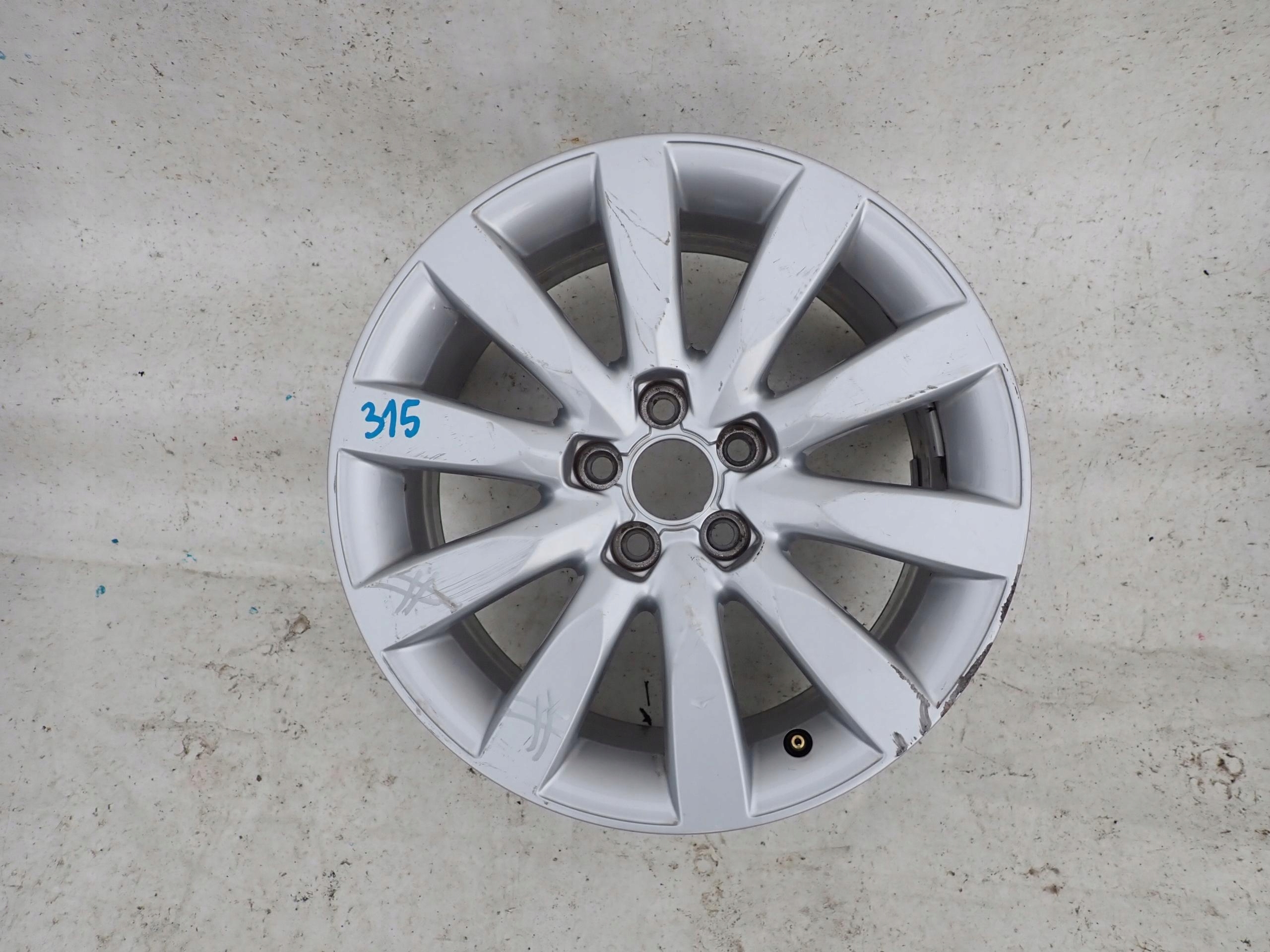AUDI A1 disk 7Jx16 16" ET34 8X0601025G