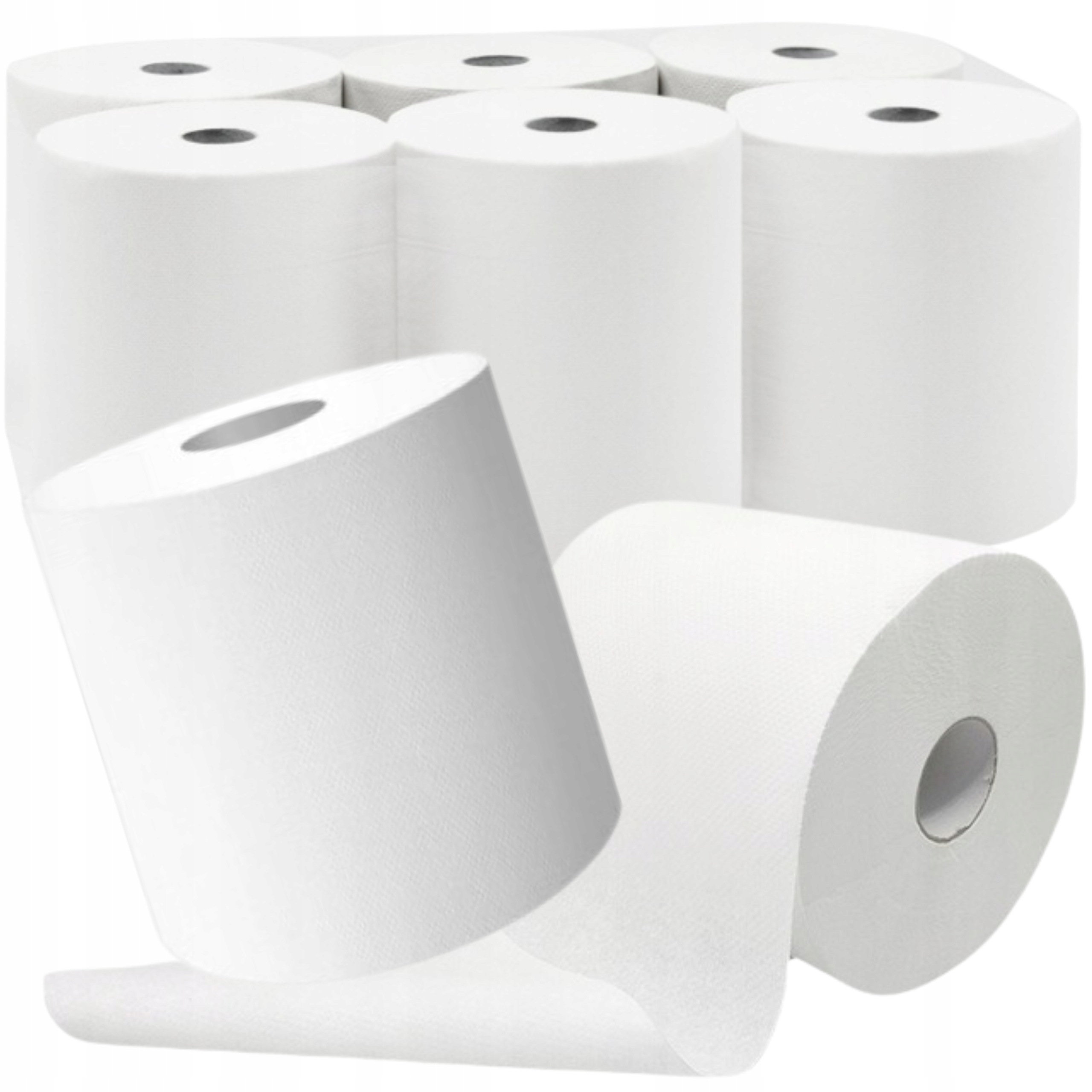 Ręcznik papierowy biały 2-warstwowy celulozowy 6 szt. x 100 m
