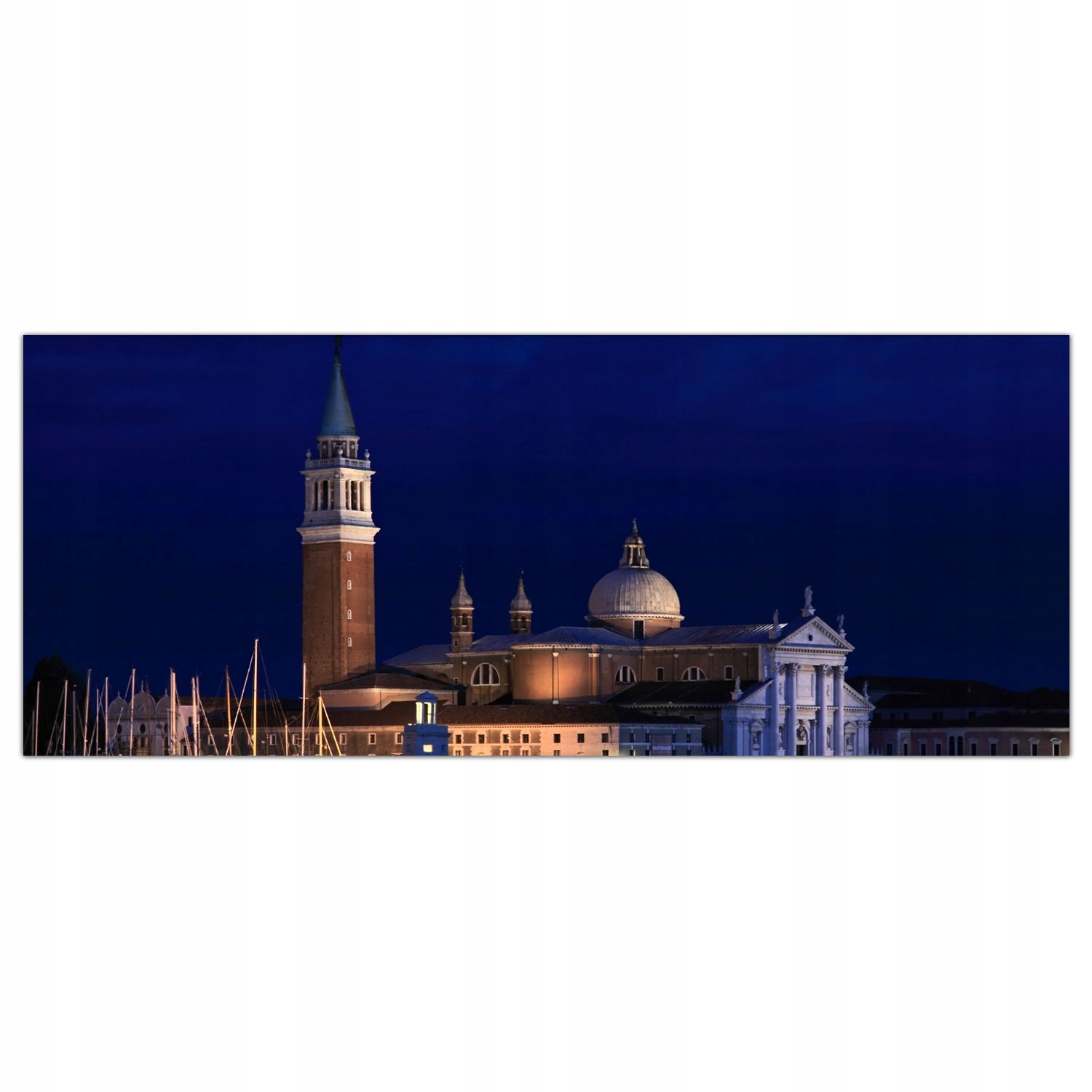 

Hartowany Obraz Szklany San Giorgio Kościół 125x50