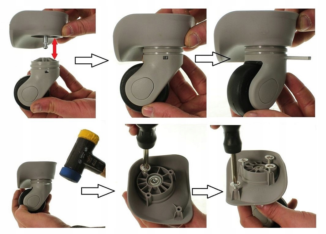 KÓŁKO DO WALIZKI CZĘŚĆ TORBA SERWIS NAPRAWA CZĘŚCI Wysokość 8 cm