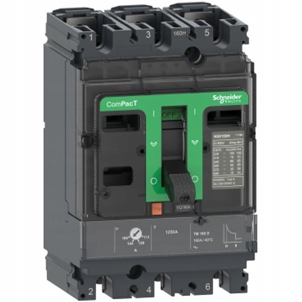 Schneider Elektrický vypínač Compact NSX160F 3P 100 A C16F3TM100
