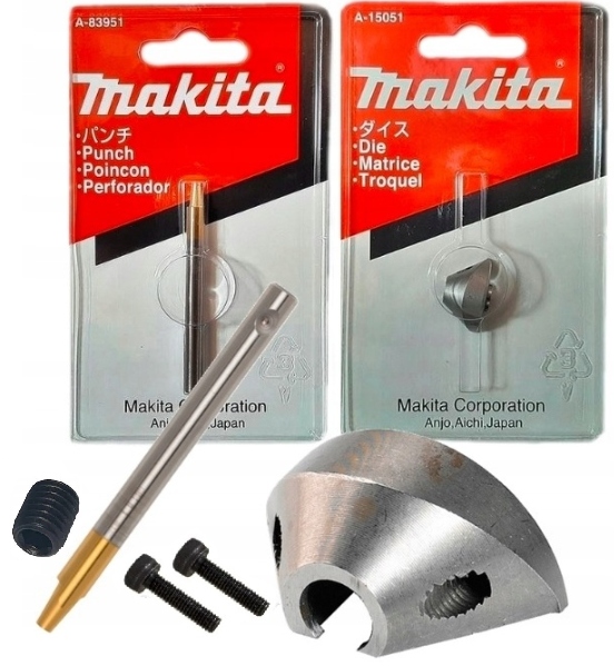 Makita Stempel Matryca Śruby Nożyce Do Blachy Nibler JN1601 DJN1601