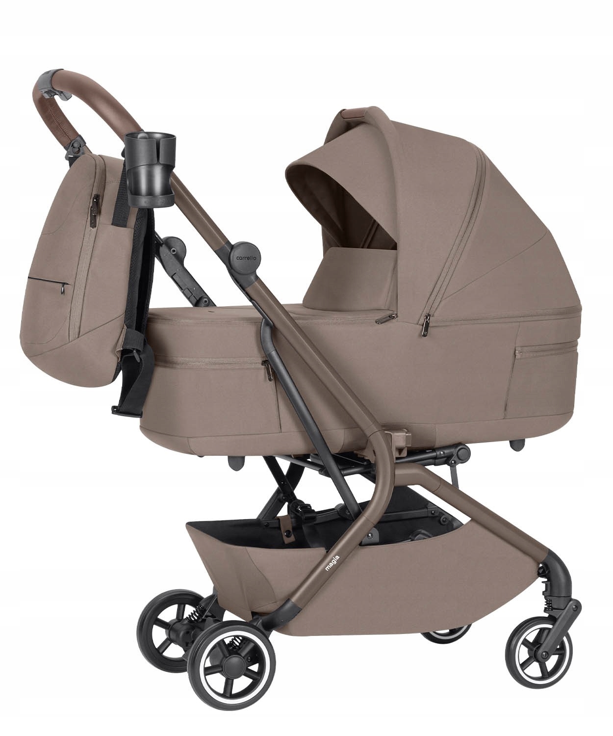 Carrello Magia – wózek wielofunkcyjny 2w1 – Cocoa Beige Folia