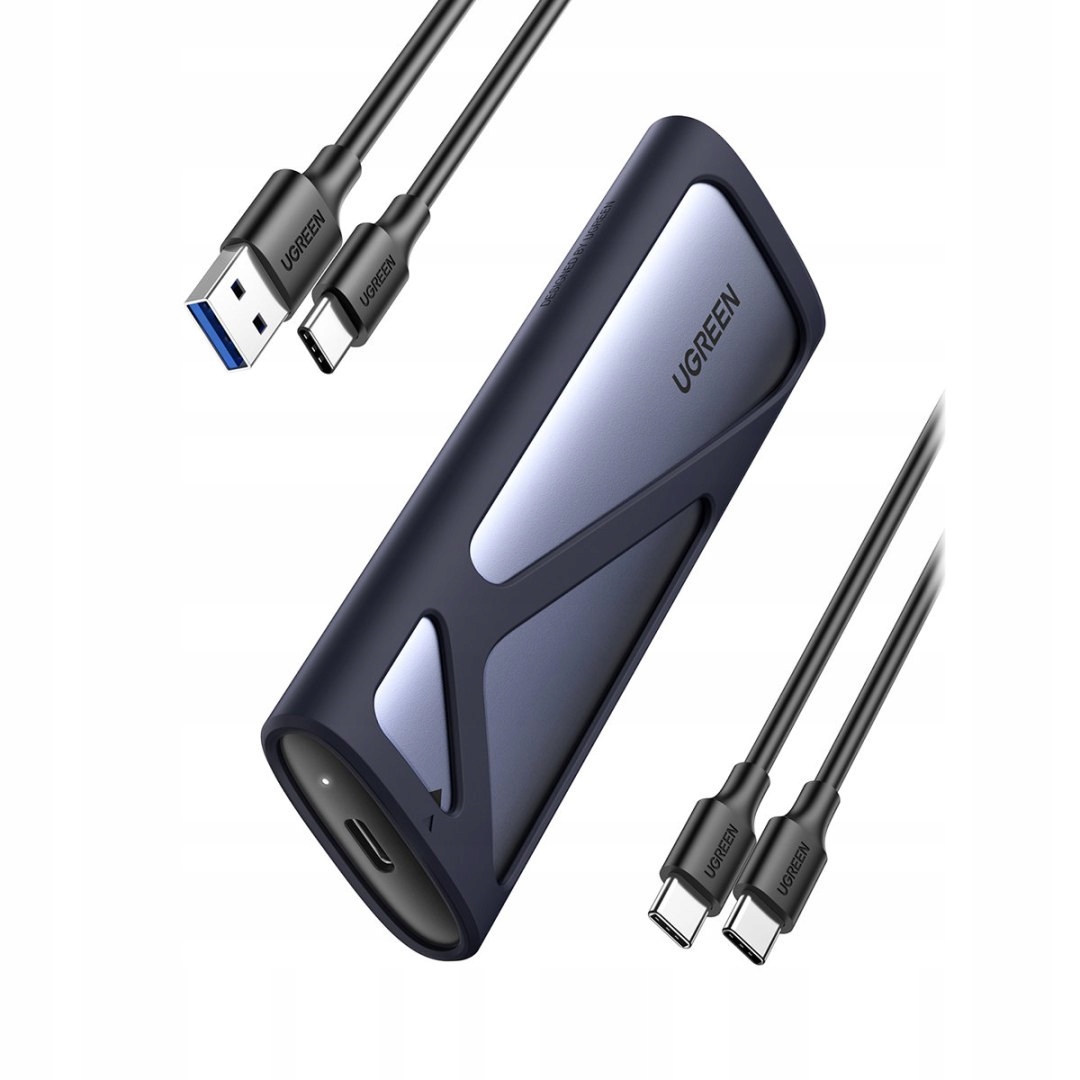 Kieszeń obudowa na dysk Ssd M.2 Usb 3.2 Gen 2 SuperSpeed Usb 10Gbps szary