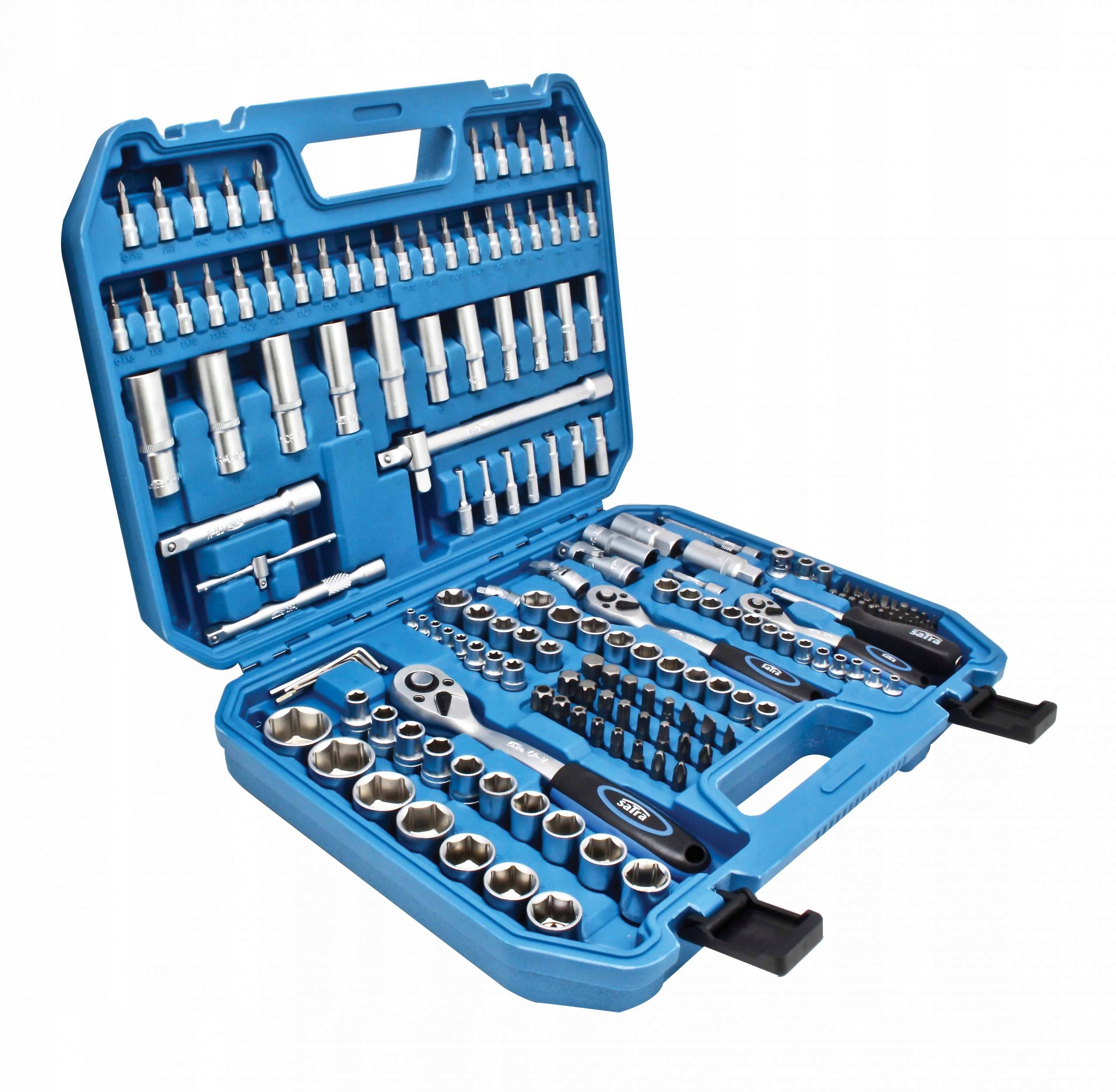 Zestaw Klucze Nasadowe 1/4''+3/8''+1/2'' 179 El.