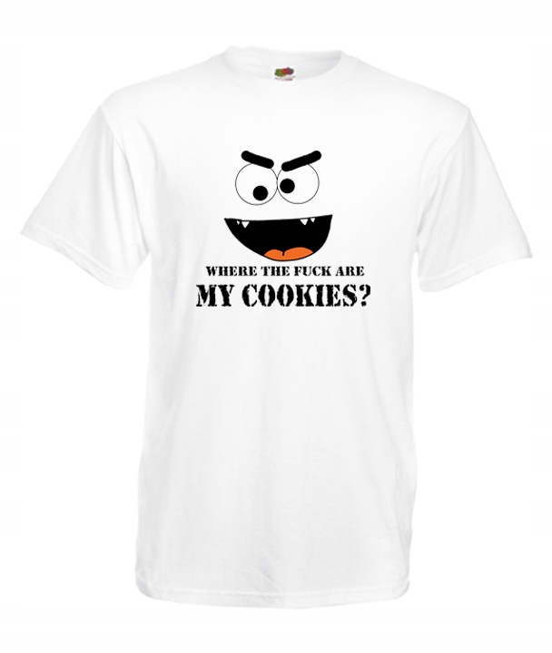 

XXXL Koszulka Męska Ciasteczkowy Potwór Cookie