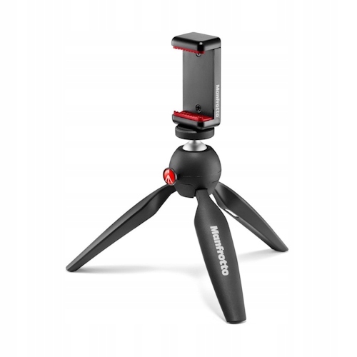 Manfrotto Mkpixiclmii-bk statyw Pixi mini z głowicą kulową i uchwytem
