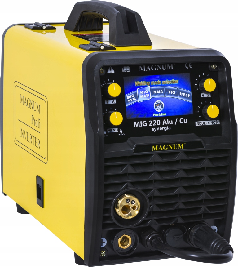Напівавтоматичний MAGNUM MIG 220 ALU / cu LCD припій