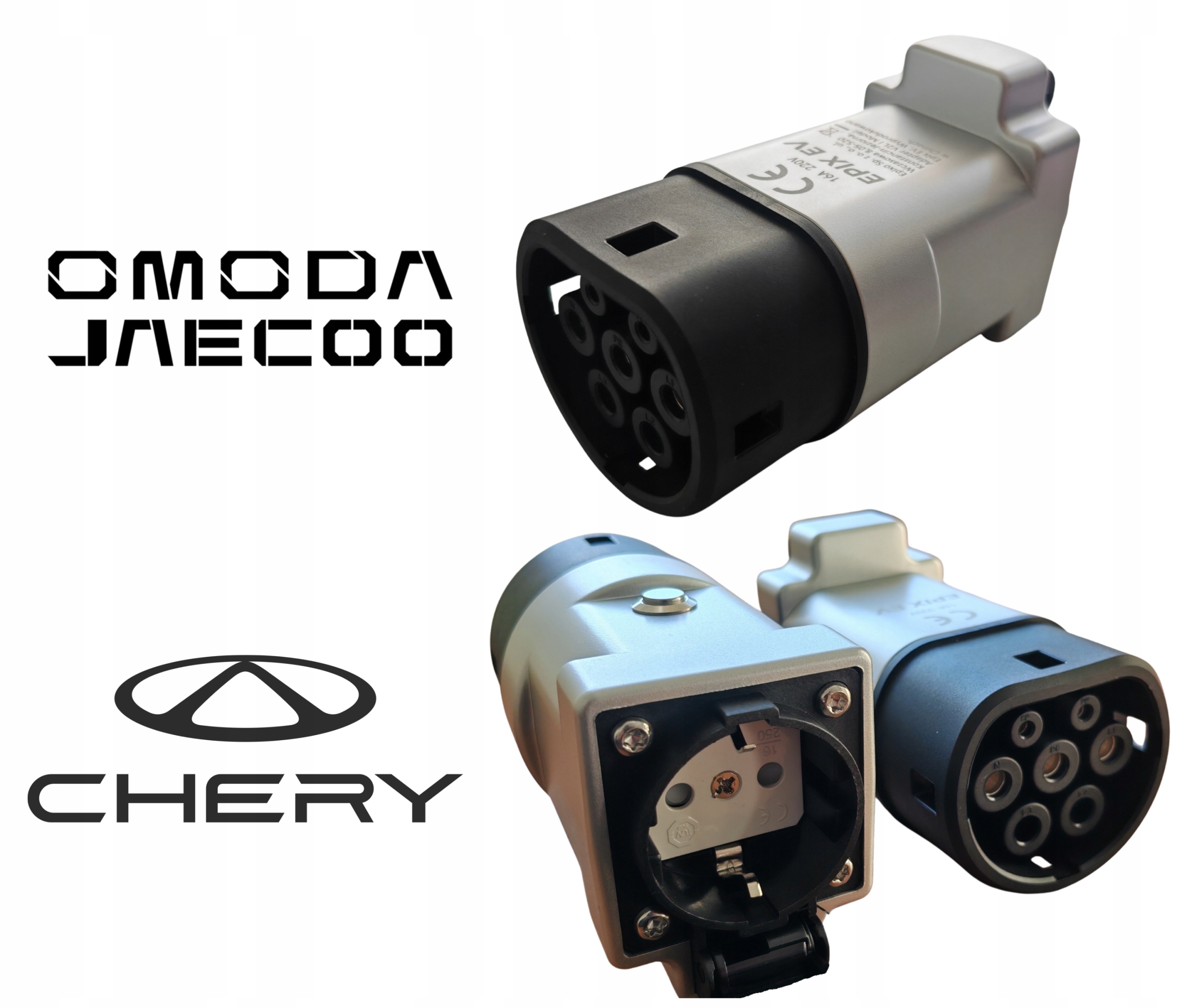 Adaptér V2L Omoda Jaecoo Chery Ev Type 2 Nabíjačka 230V 3,5 kW Zástrčka