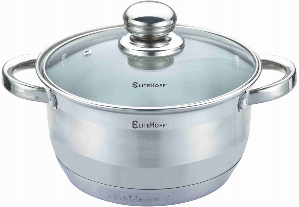 Elitehoff ocelový Hrnec 8,2 l/26 cm plynová indukce