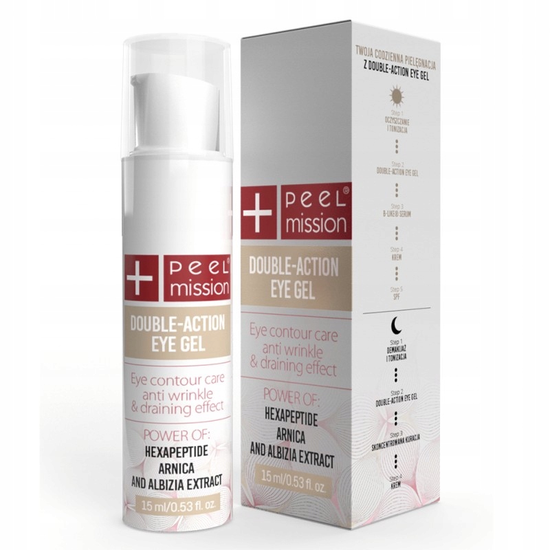 Peel Mission Double-Action -żel pod oczy na opuchniecia 15ml
