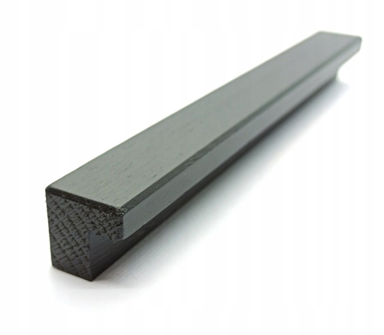 

Uchwyt Meblowy Parapet L Drewno Dąb L-128MM Czarny