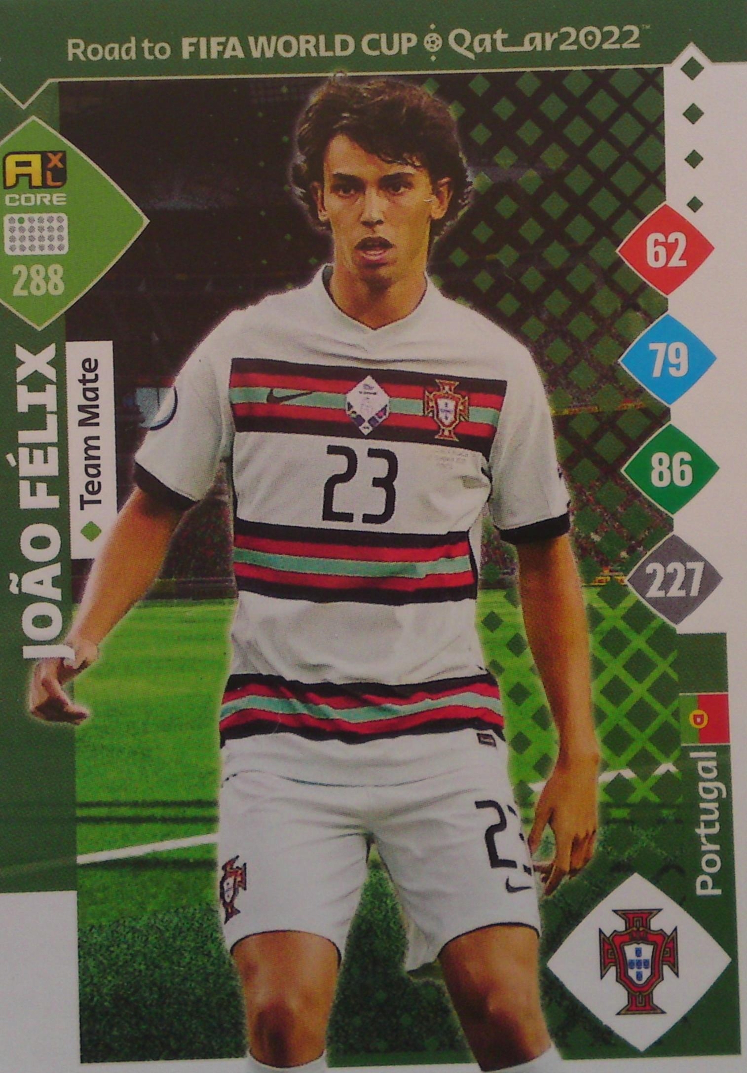 Karta Piłkarska Panini Road Fifa World Qatar 2022 Team Mate João Félix 288