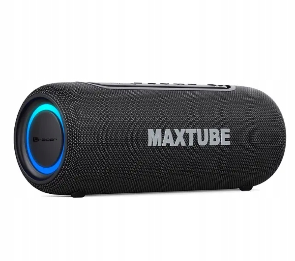 Głośnik przenośny Tracer MaxTube 20W Bluetooh Mobilny Czarny Akumulatorowy