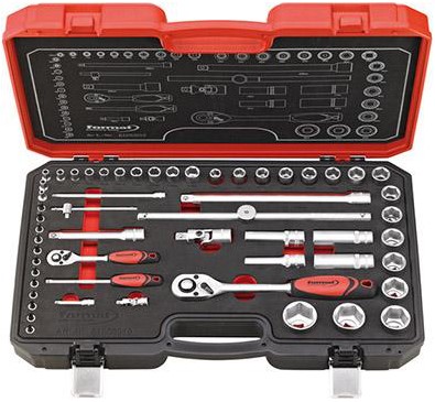 Sada Náradia Nástavcov Nástrčné Kľúče 1/2 a 1/4