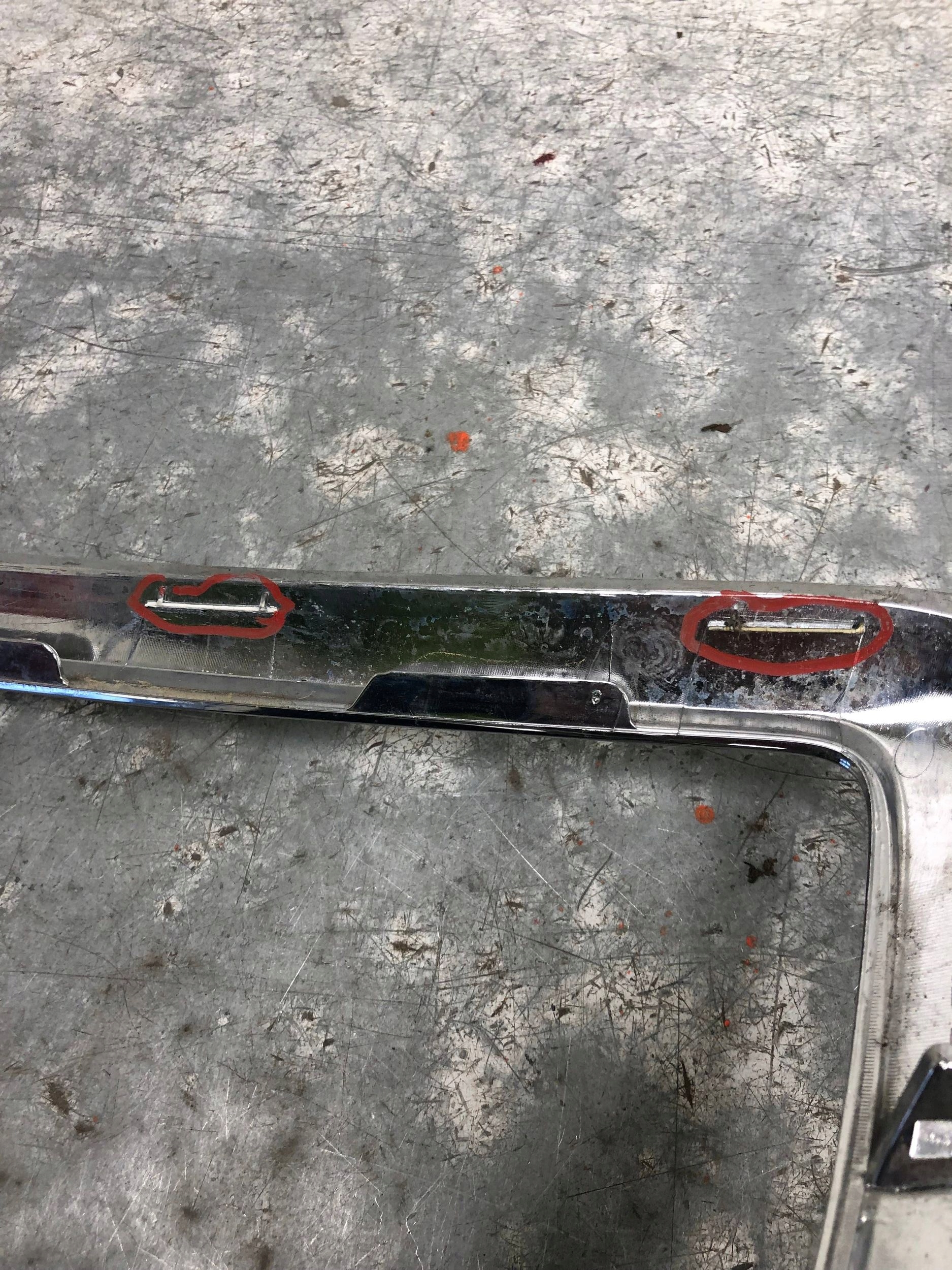 frame CHROM GRILLA PEUGEOT 208 9675526777