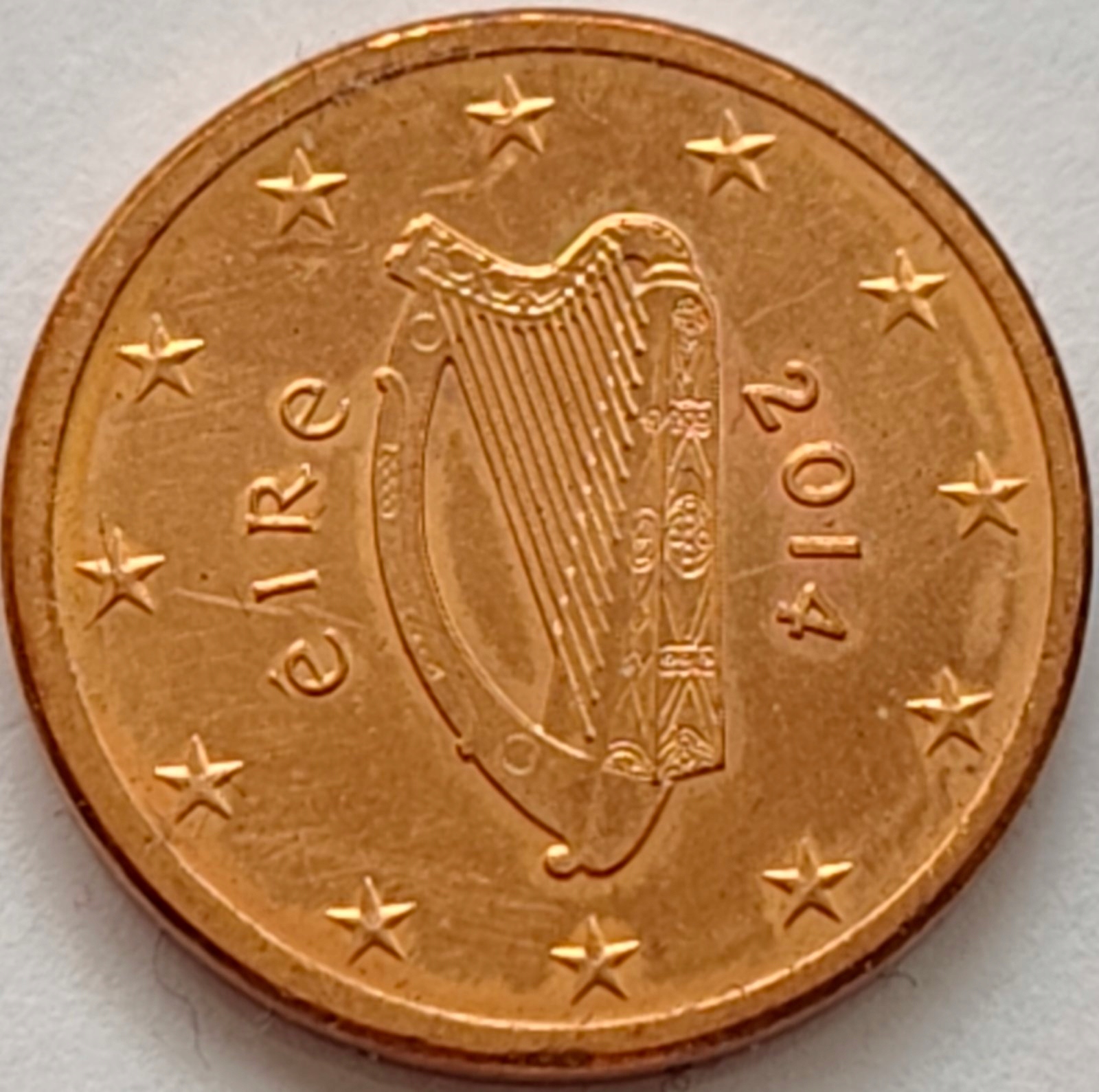 4010 - Irlandia 1 eurocent , 2014