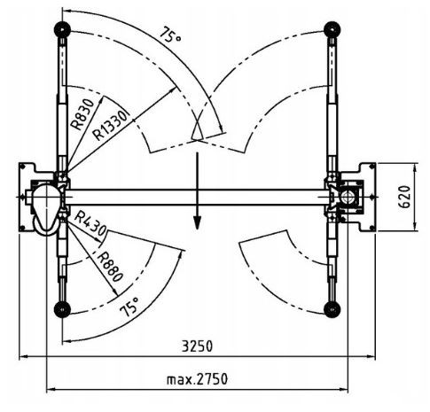 PODNOŚNIK DWUKOLUMNOWY ŚRUBOWY CONSUL 2.30 EASYLIF Marka Consul