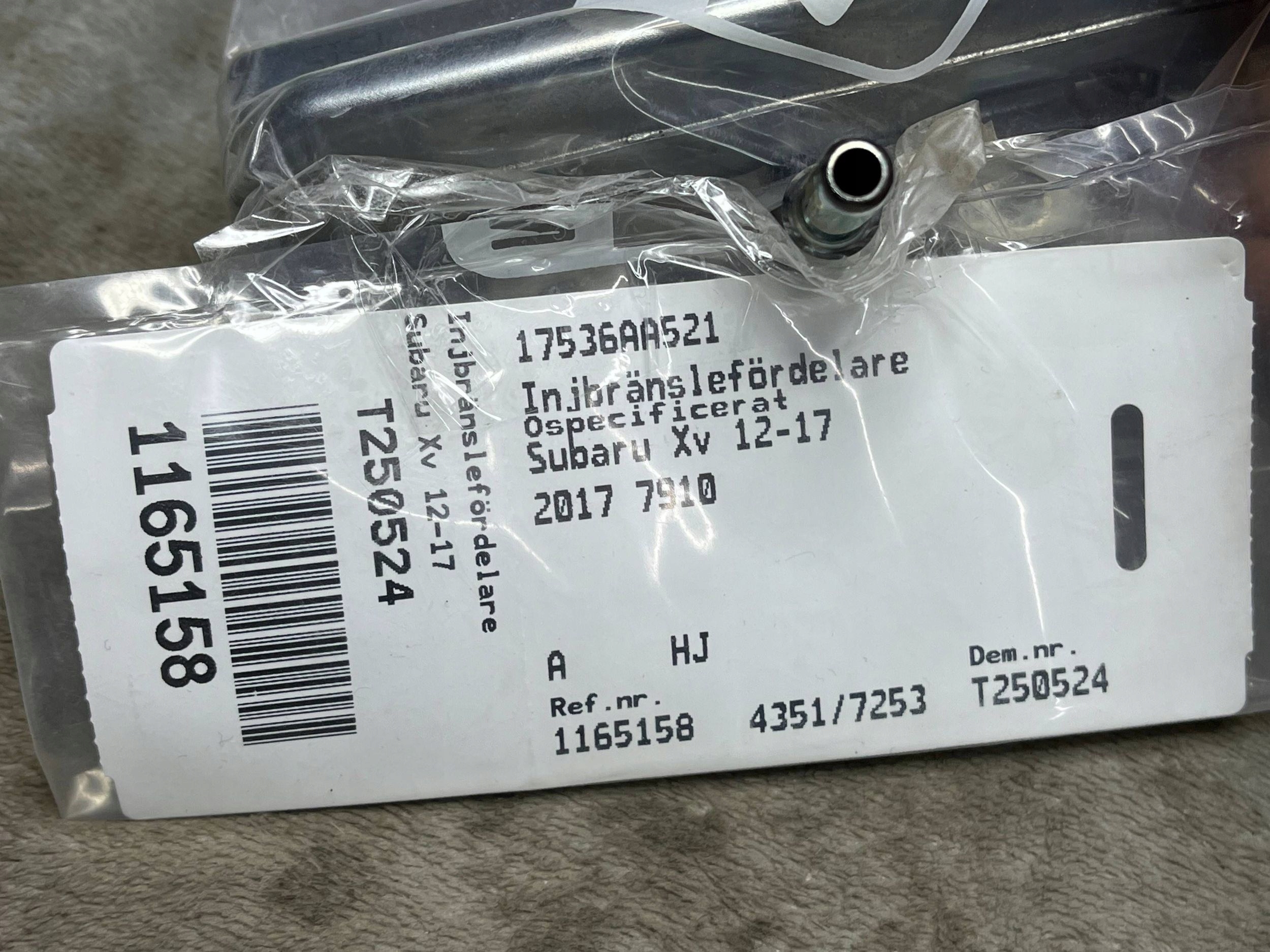 Subaru Impreza IV 2015 hadice paliva 17536aa521 !J