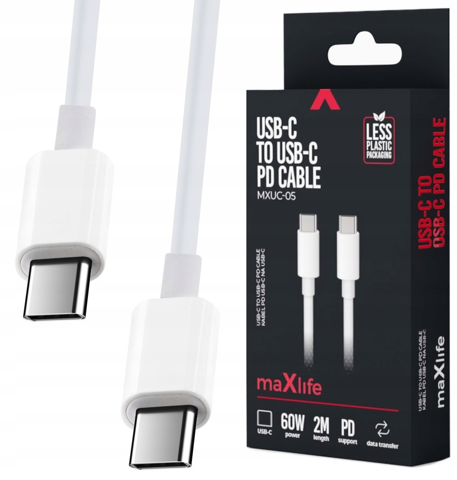 

Kabel Usb-c 2m 60W Ładowarki Quick Charge Qc Usb C