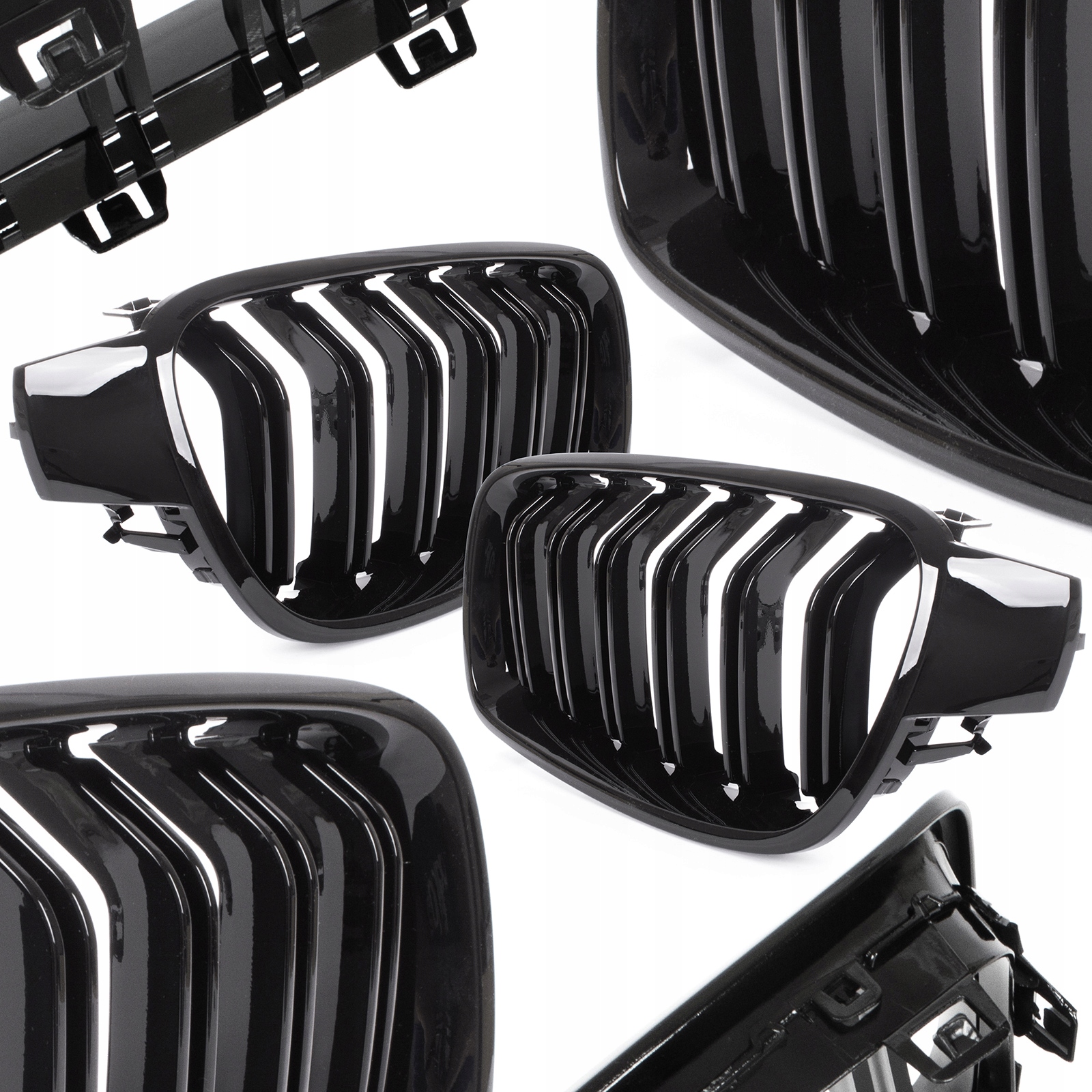 NERKI GRILL ATRAPA KRATKA do BMW F30 F31 M PAKIET POŁYSK M3