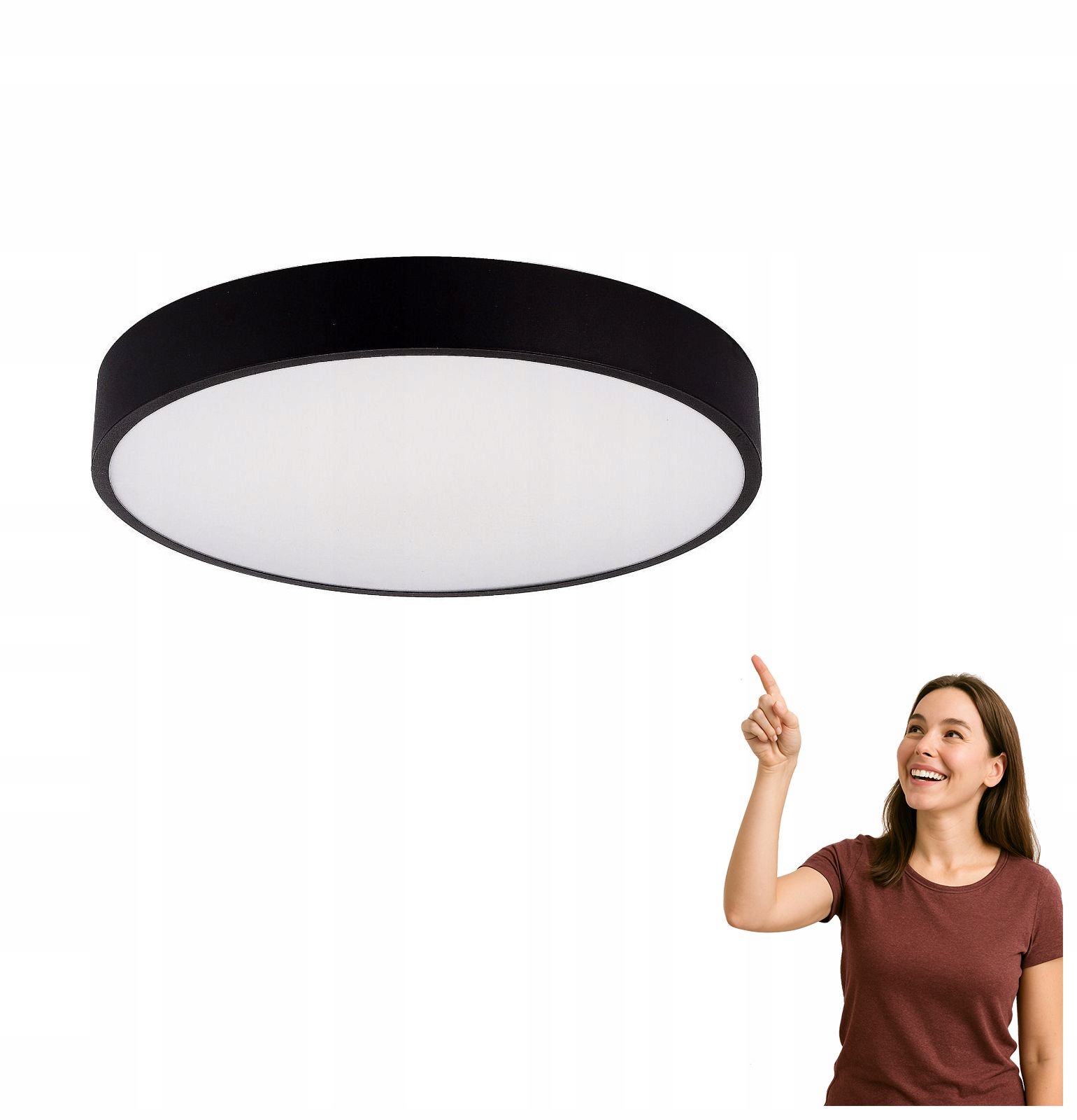 Stropné Svietidlo Led do kúpeľne 60W IP44 Nadi MS724-R600 Zuma Line