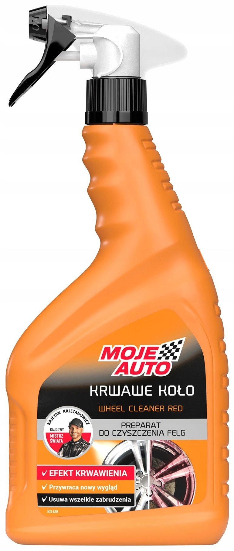 Moje Auto Felgi Krwawe Koło Płyn Do Mycia 750 ML
