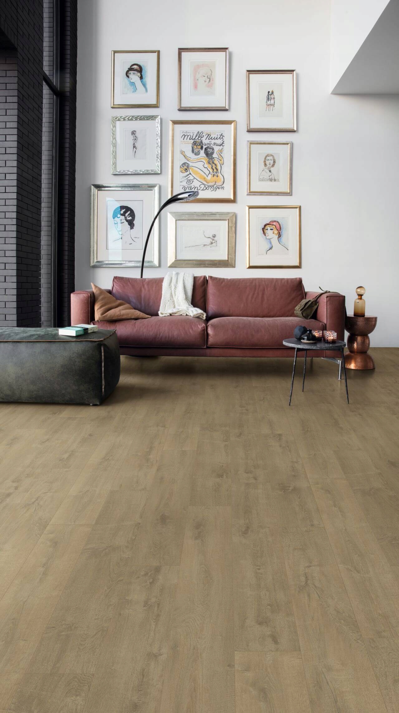 Panele winylowe DĄB AKSAMITNY PIASKOWY 2.09m2 Rodzaj panele winylowe