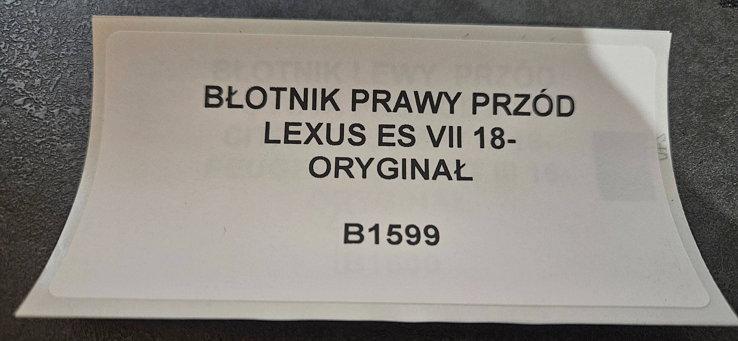 blatník pravý předek LEXUS ES VII 18- originál