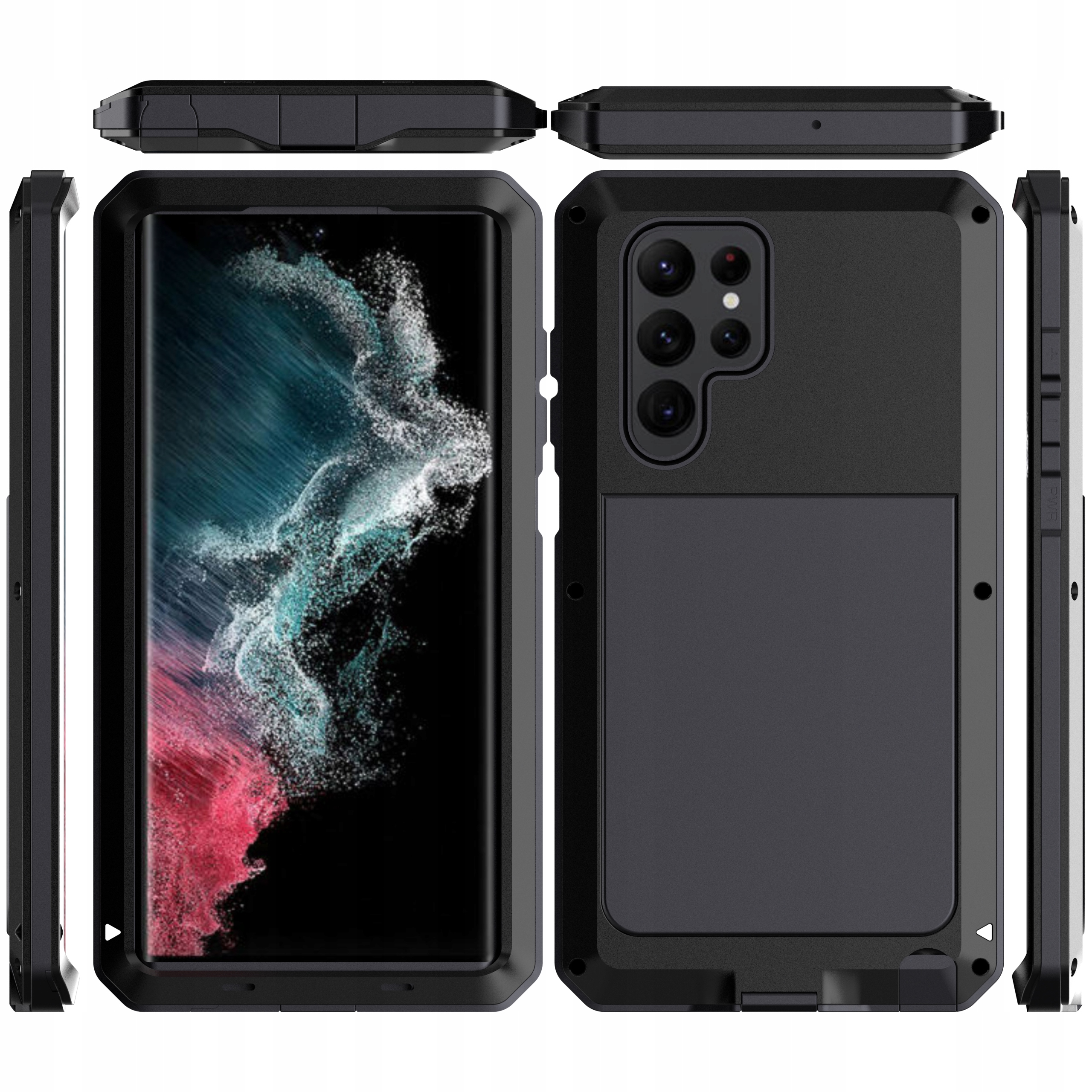 Lunatik Taktik Pancerne Pouzdro Odolné Kryt pro Samsung Galaxy S22 Ultra