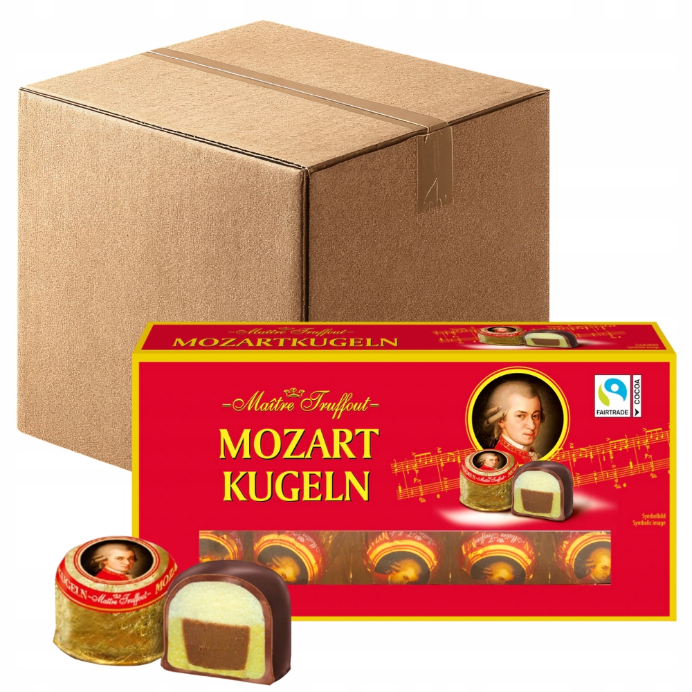 MaitreTruffout Mozartkugeln Luxusní pralinky s marcipánem 10x200 g