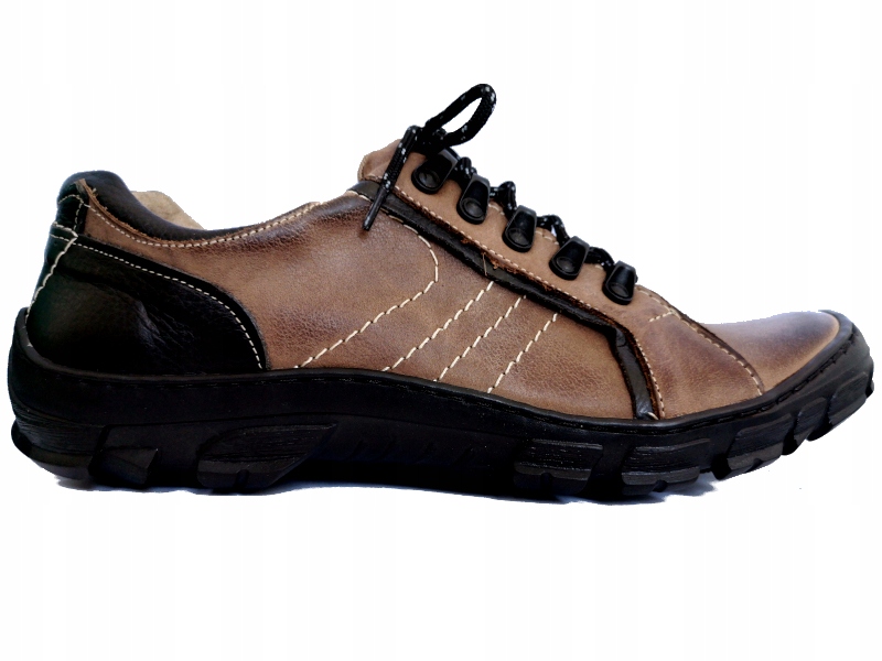 

Półbuty męskie Polskie buty skórzane trekking 41